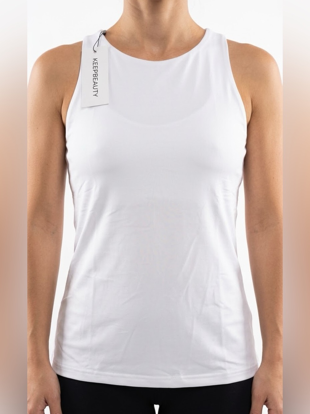 Dri Women's White Athletic Tank Top